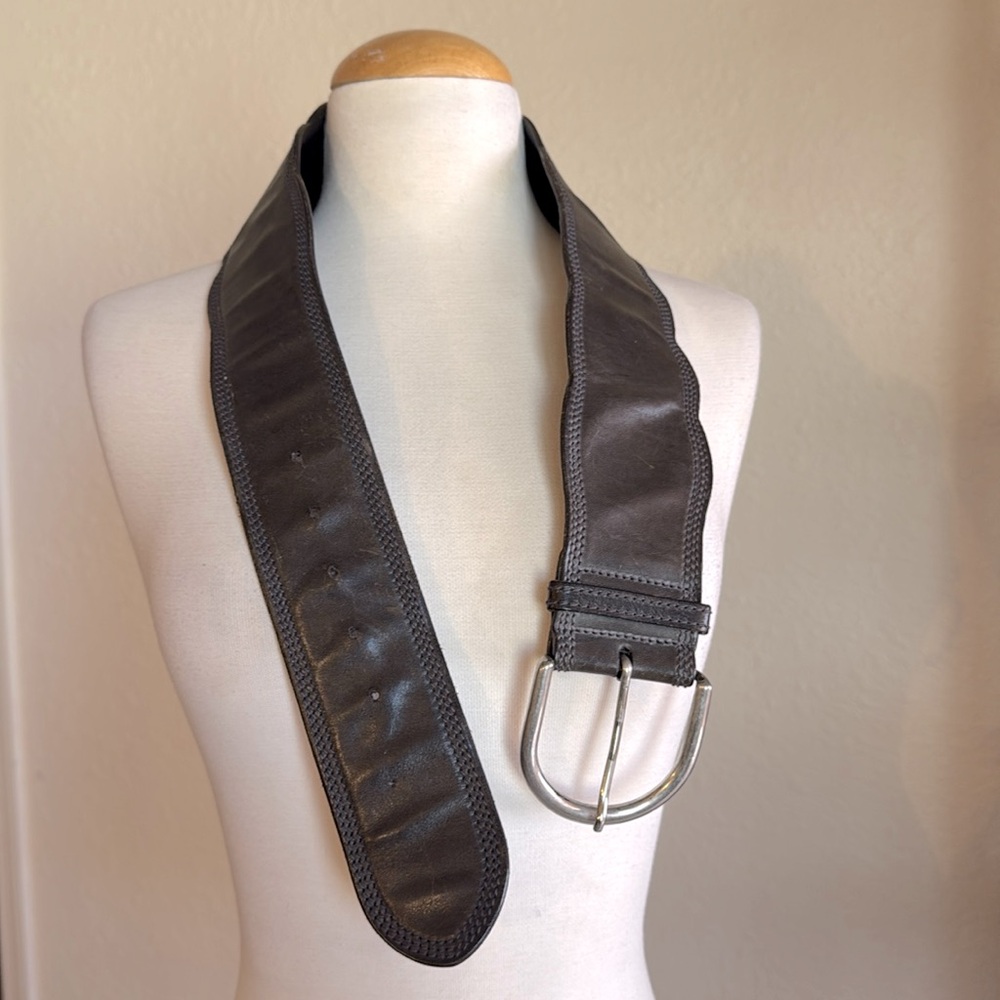 Barneys New York VTG Leather Belt